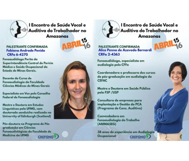 [I ENCONTRO DE SAÚDE VOCAL E AUDITIVA DO TRABALHADOR NO AMAZONAS]